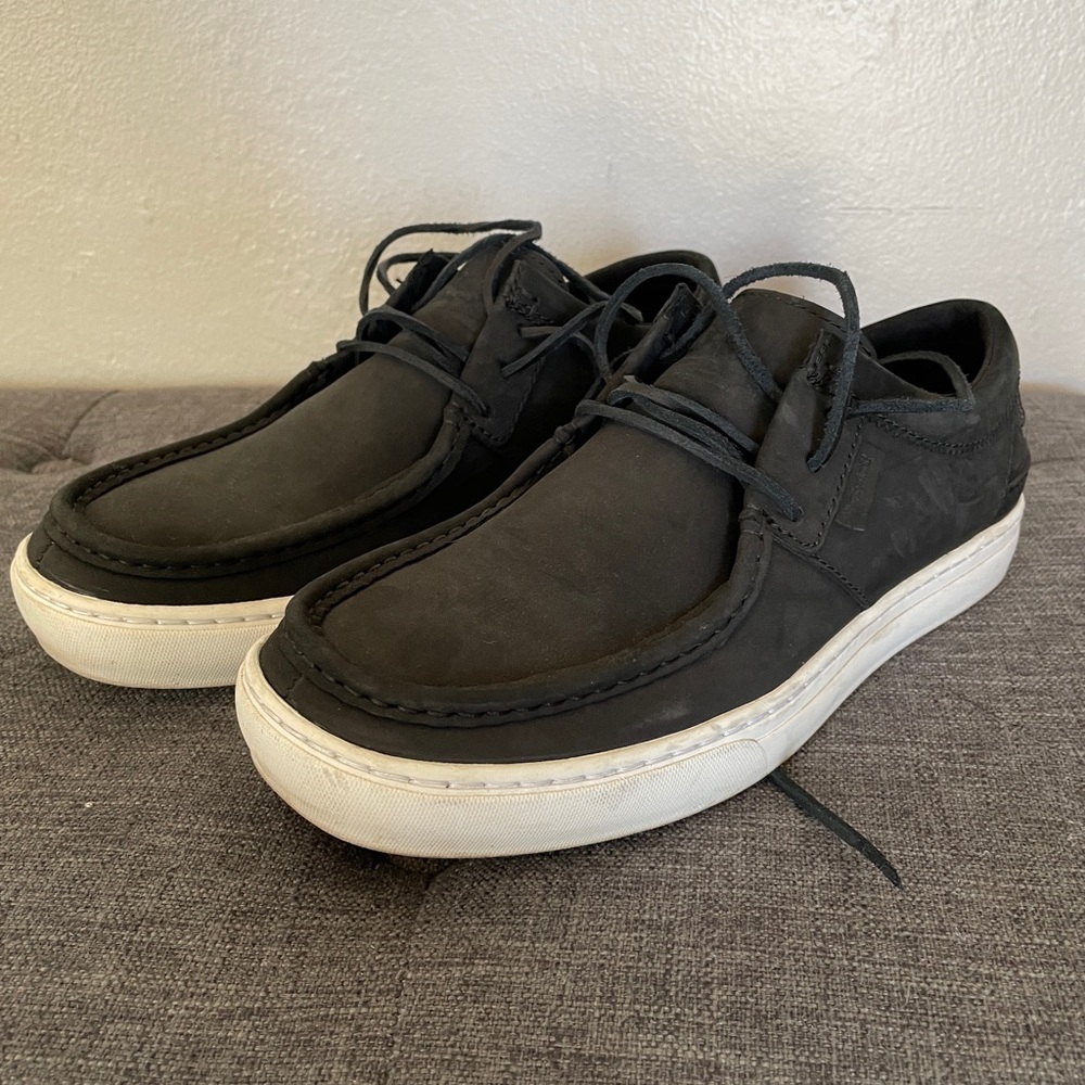 Timberland mock toe nubuck boat shoe, size 8.5